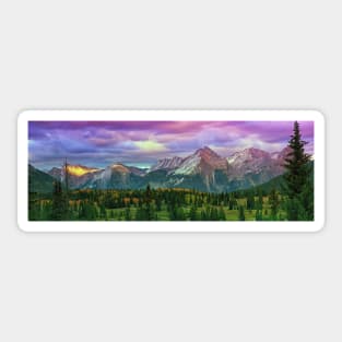 Molas Pass Sunset Panorama Sticker